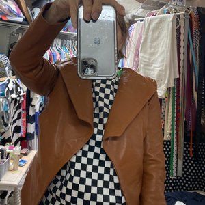 Chestnut Real Leather Jacket